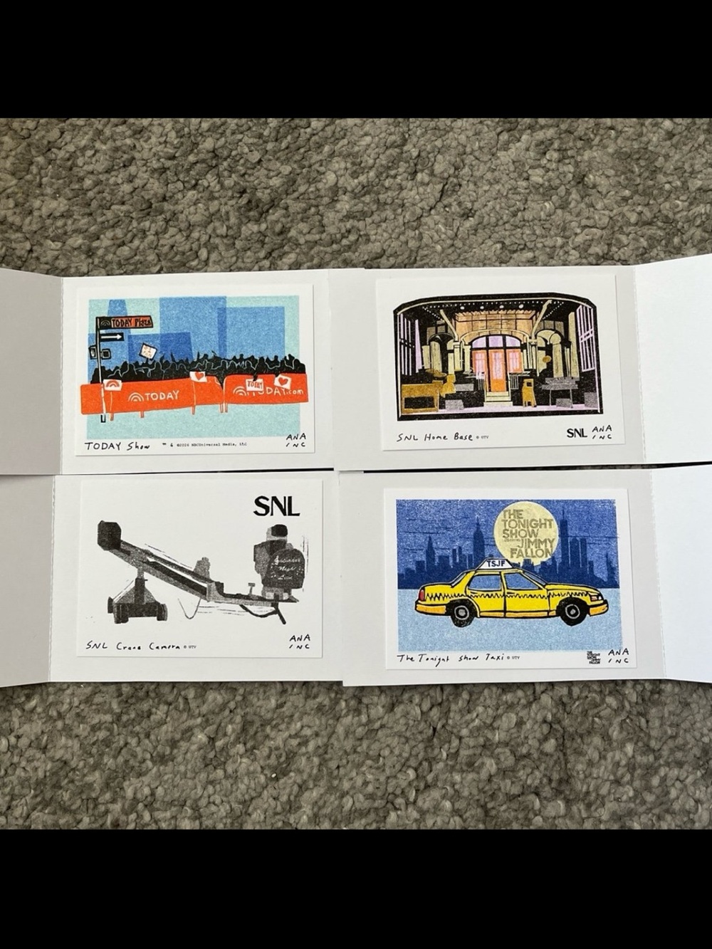 Anastasia Inciardi Mini Prints - NBC and SNL (4 prints)